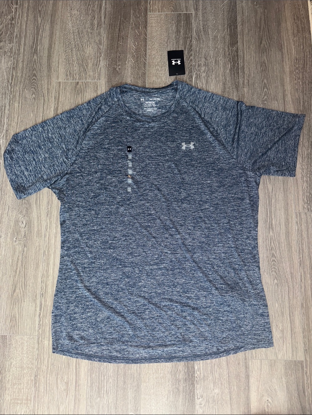🆕 Under Armour Men's Heathered Navy Performance Tee